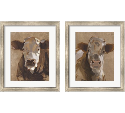 East End Cattle 2 Piece Framed Art Print Set by Jacob Green