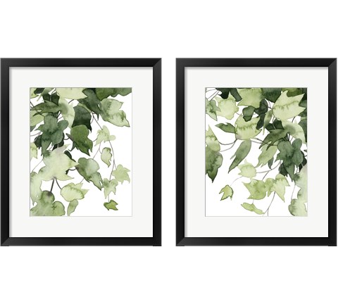 Emerald Vines 2 Piece Framed Art Print Set by Grace Popp