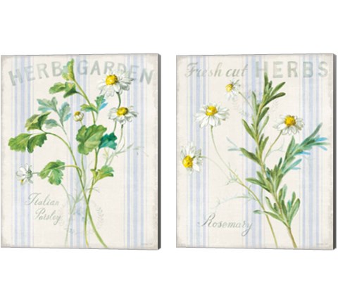 Floursack Herbs 2 Piece Canvas Print Set by Danhui Nai