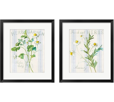 Floursack Herbs 2 Piece Framed Art Print Set by Danhui Nai