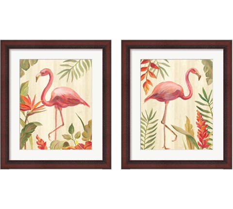 Tropical Garden 2 Piece Framed Art Print Set by Silvia Vassileva