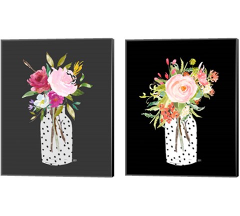 Pink & Coral Still Life 2 Piece Canvas Print Set by Valerie Wieners