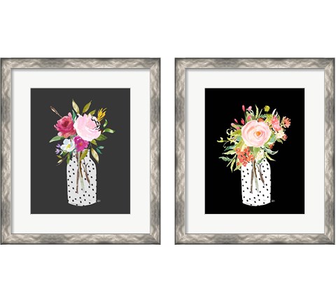 Pink & Coral Still Life 2 Piece Framed Art Print Set by Valerie Wieners