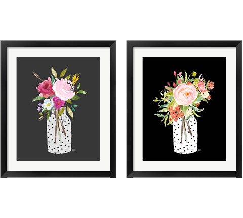 Pink & Coral Still Life 2 Piece Framed Art Print Set by Valerie Wieners