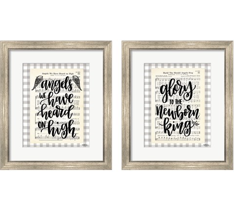 Angels We Have Heard 2 Piece Framed Art Print Set by Imperfect Dust