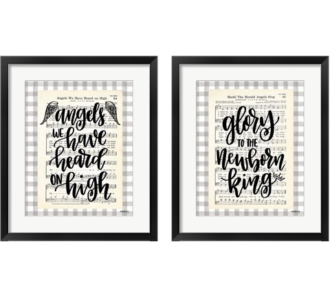 Angels We Have Heard 2 Piece Framed Art Print Set by Imperfect Dust
