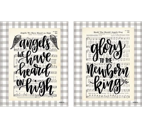 Angels We Have Heard 2 Piece Art Print Set by Imperfect Dust