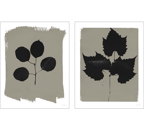 Nature by the Lake Leaves 2 Piece Art Print Set by Piper Rhue