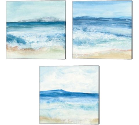 Coastal 3 Piece Canvas Print Set by Chris Paschke