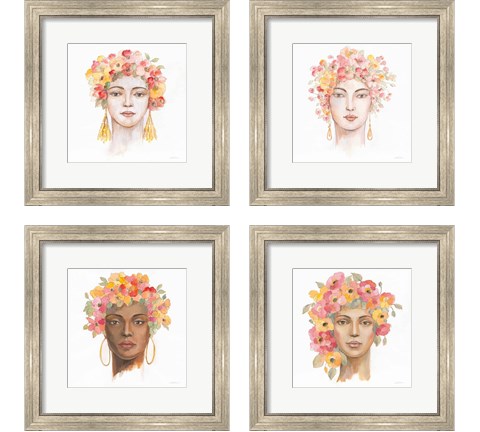 International Woman 4 Piece Framed Art Print Set by Silvia Vassileva