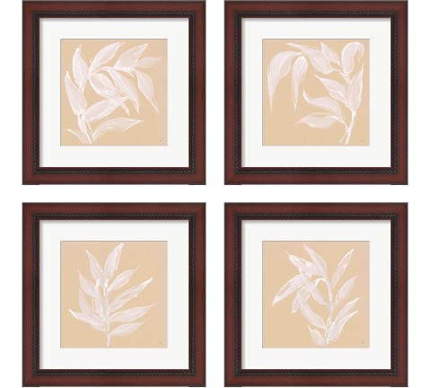 Leaf Study 4 Piece Framed Art Print Set by Chris Paschke