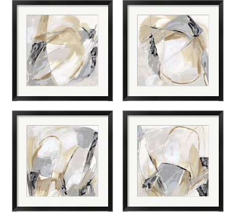 Neutral Singularity 4 Piece Framed Art Print Set by June Erica Vess