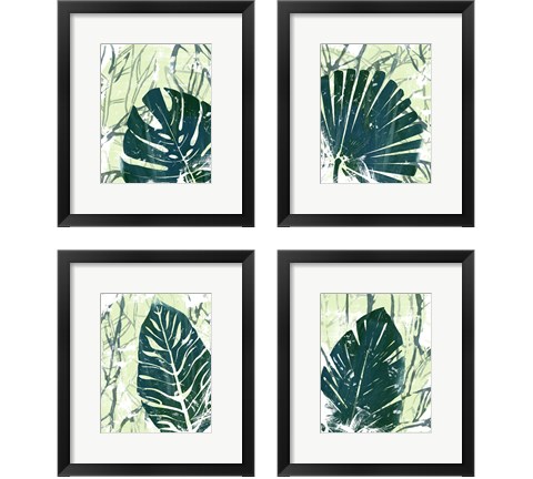 Palm Pastiche 4 Piece Framed Art Print Set by June Erica Vess