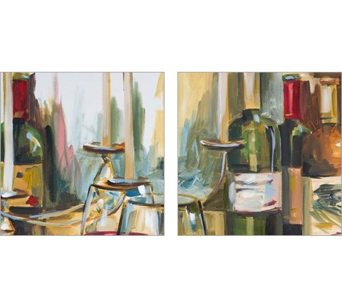 Wine Room 2 Piece Art Print Set by Heather A. French-Roussia