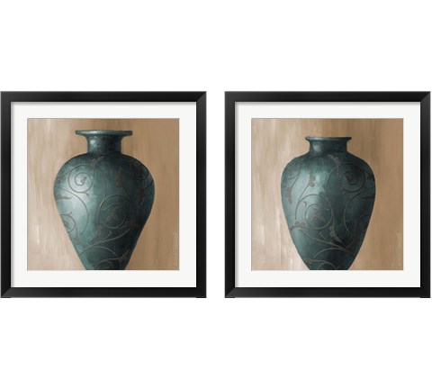 Blue Vessel 2 Piece Framed Art Print Set by Lanie Loreth