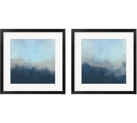 Ocean Fog 2 Piece Framed Art Print Set by Dan Meneely