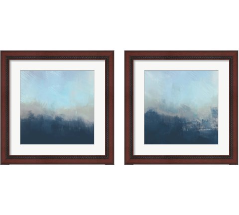 Ocean Fog 2 Piece Framed Art Print Set by Dan Meneely