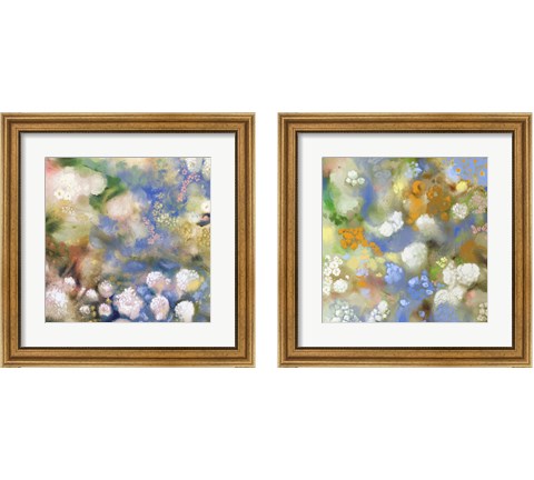 Flower Impression 2 Piece Framed Art Print Set by Dan Meneely