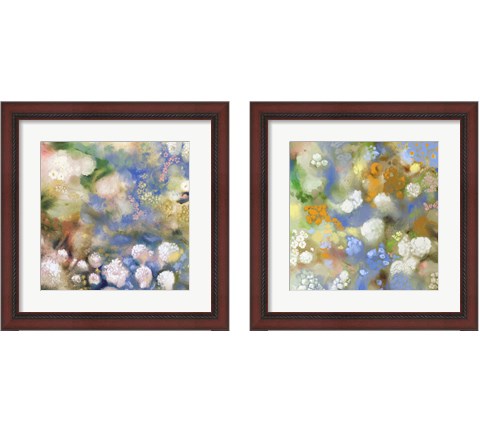 Flower Impression 2 Piece Framed Art Print Set by Dan Meneely