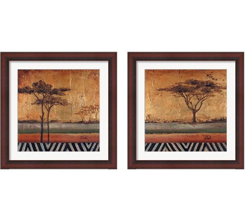 African Dream 2 Piece Framed Art Print Set by Patricia Pinto