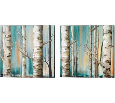 Birch Forest 2 Piece Canvas Print Set by Patricia Pinto