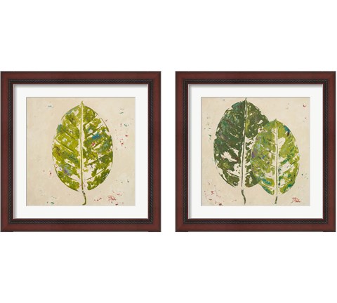 The Green Ones 2 Piece Framed Art Print Set by Patricia Pinto
