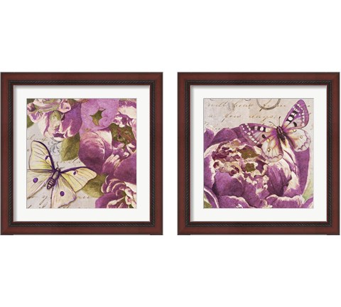 Beautiful Peonies in Paris 2 Piece Framed Art Print Set by Patricia Pinto