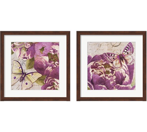 Beautiful Peonies in Paris 2 Piece Framed Art Print Set by Patricia Pinto