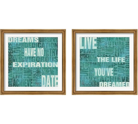 Dreams Have No Expiration Date 2 Piece Framed Art Print Set by SD Graphics Studio