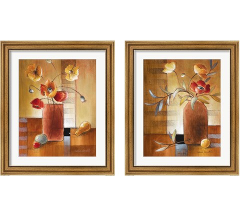 Afternoon Poppy Still Life 2 Piece Framed Art Print Set by Lanie Loreth