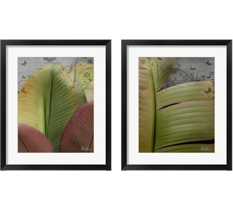 Butterfly Palm 2 Piece Framed Art Print Set by Patricia Pinto