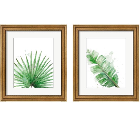 Palm Frond 2 Piece Framed Art Print Set by Patricia Pinto