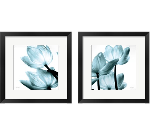 Translucent Tulips 2 Piece Framed Art Print Set by Debra Van Swearingen