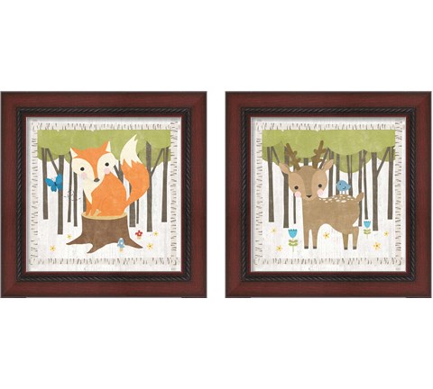 Woodland Hideaway 2 Piece Framed Art Print Set by Moira Hershey