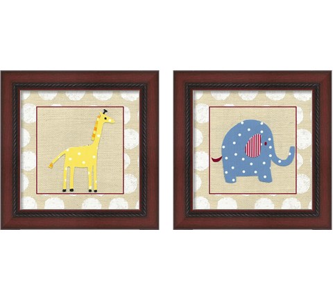 Katherine's Animals 2 Piece Framed Art Print Set by Chariklia Zarris