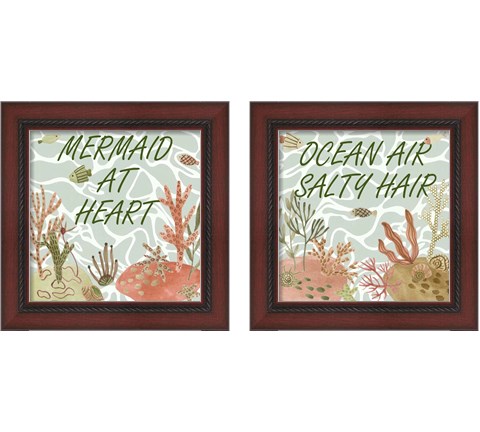 Mermaid at Heart 2 Piece Framed Art Print Set by Melissa Wang