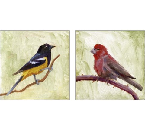 Backyard Birds 2 Piece Art Print Set by Jacob Green