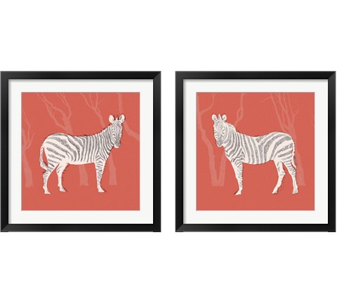 Plains Zebra 2 Piece Framed Art Print Set by Jacob Green