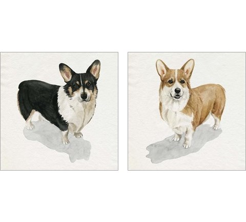 Pup for the Queen 2 Piece Art Print Set by Grace Popp