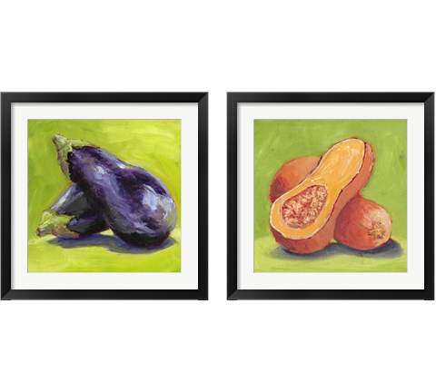 Aubergine & Butternut 2 Piece Framed Art Print Set by Carol Young