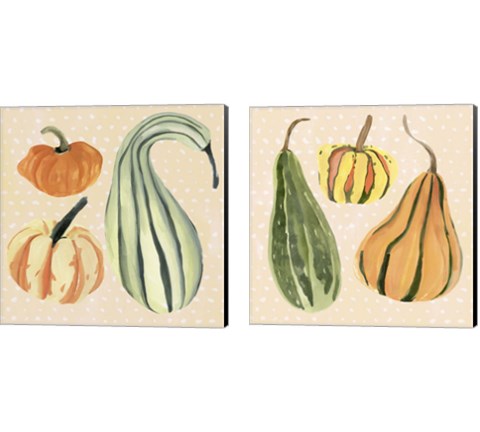 Decorative Gourd 2 Piece Canvas Print Set by Annie Warren