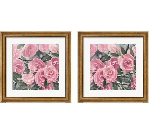 Watercolor Roses 2 Piece Framed Art Print Set by Annie Warren
