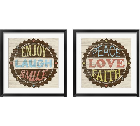 Seal Of 2 Piece Framed Art Print Set by Alonzo Saunders