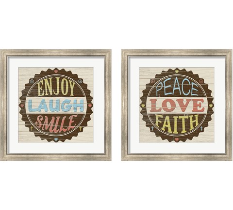 Seal Of 2 Piece Framed Art Print Set by Alonzo Saunders