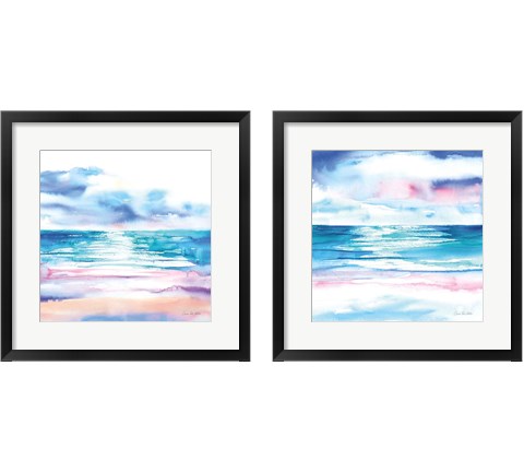 Turquoise Sea 2 Piece Framed Art Print Set by Aimee Del Valle