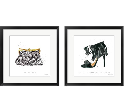 Glitz and Glam 2 Piece Framed Art Print Set by Mercedes Lopez Charro