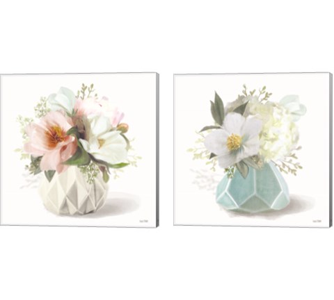 Flowers in a Vase 2 Piece Canvas Print Set by House Fenway