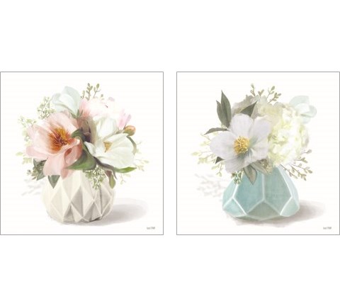 Flowers in a Vase 2 Piece Art Print Set by House Fenway