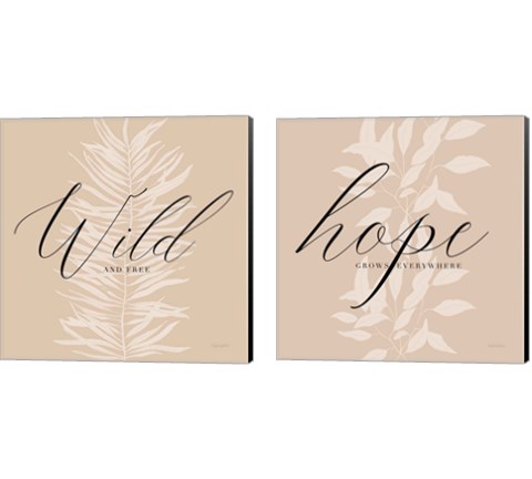 Hope & Wild 2 Piece Canvas Print Set by Mercedes Lopez Charro