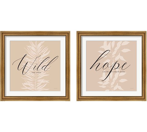 Hope & Wild 2 Piece Framed Art Print Set by Mercedes Lopez Charro